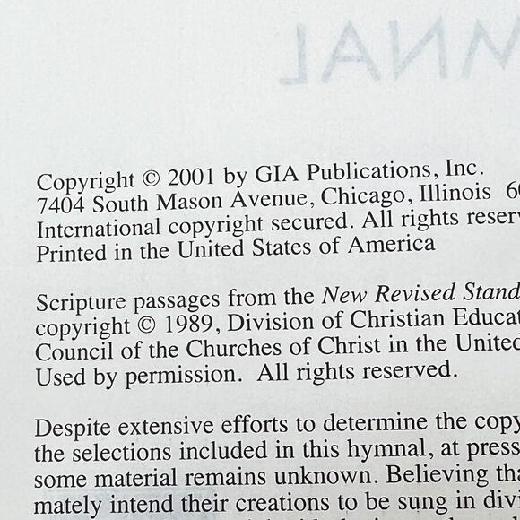 African American Heritage Hymnal 575 Hymns Spirituals Gospel Songs HCDJ 2001 - Picture 6 of 14